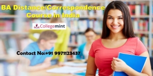 BA Distance/Correspondence Course in India 
